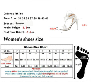 High Heels Sandals Women Pumps Thin Heel Ruffle Lace-Up Summer Shoes Fashion White Pompes Femme Women shoes